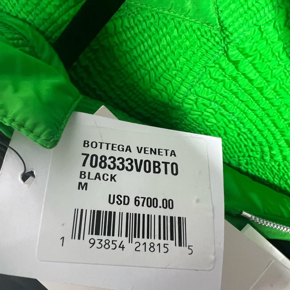 Bottega Veneta 2 in 1 Parka Coat Nylon Black Green Men’s Medium $6,700 - Picture 4 of 9